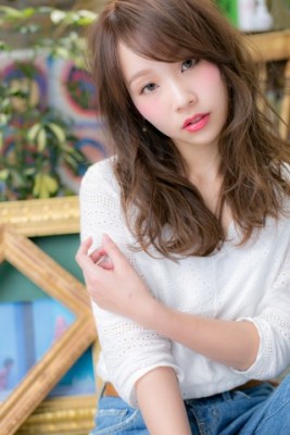 斜めバングでこなれ感☆リラクシーセミディ