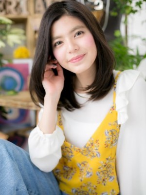 重軽リッチ☆大人かわいい黒髪ワンカール