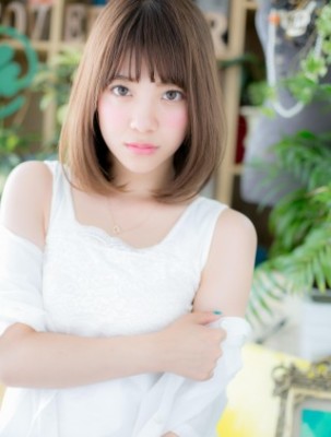 あどけな顔♪小顔シルキーストレート