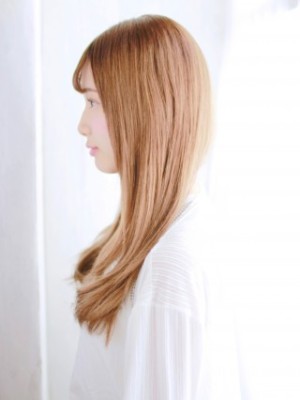 抜け感リラックスストレート