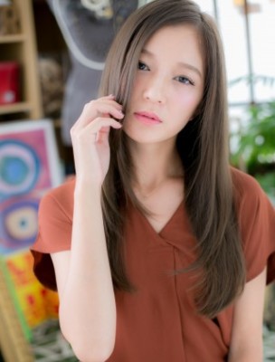 かきあげバング小顔ナチュラルストカール30代40代大人女子