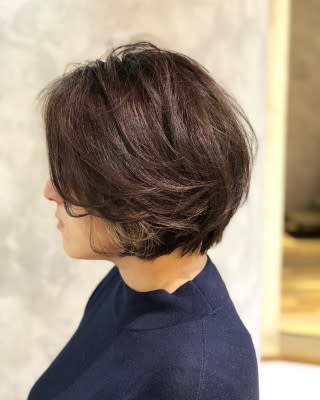 ふんわり平行ボブ
