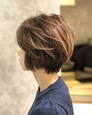 ショートボブスタイル