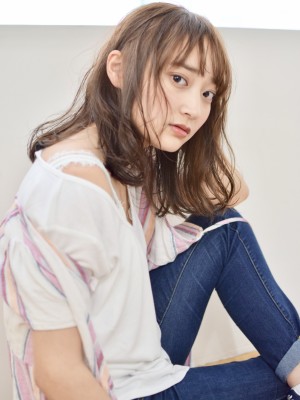 透明感ウェーブ