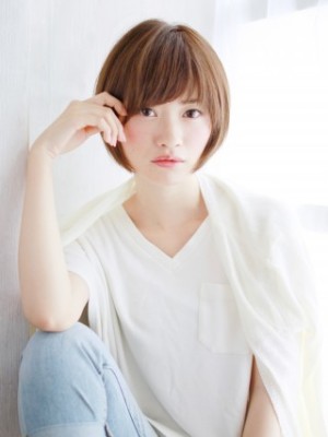ハイトーンの美シルエットショート