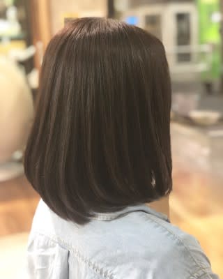 ボブ×ネイビーカラー