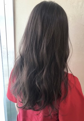 お客様ヘア 夏カラーラベンダーグレージュ