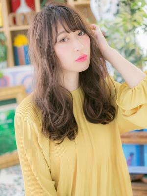 外国人風☆こなれ女子アシンメトリーロング