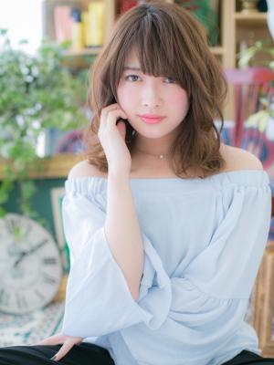  外国人風♪ゆらぎカールセミディ