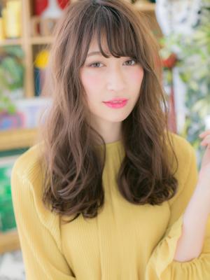 外国人風☆こなれ女子アシンメトリーロング