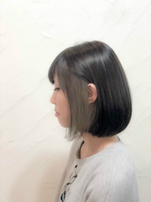 【Reir下北沢】*+ミニボブ+インナーグレージュ+* 【Reir下北沢】*+ミニボブ+インナーグレージュ+*のイメージ画像