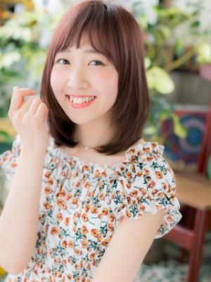 好感度◎大人かわいいナチュラルストレート