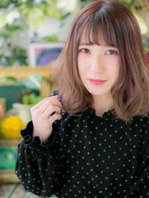 くせ毛風ゆるふわカール♪愛されミディアム くせ毛風ゆるふわカール♪愛されミディアムのイメージ画像