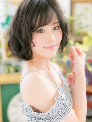 愛され女子の黒髪ｘくせ毛風モテカール