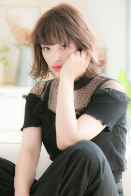 リラックス感漂う外ハネボブ