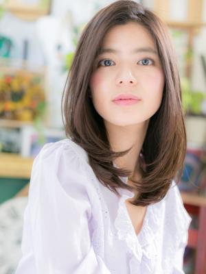 黒髪も◎大人かわいい美髪ストレート