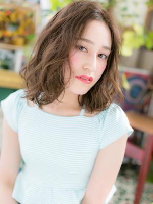 しなやか外国人風カール…大人ボブ
