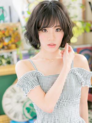 愛され女子の黒髪ｘくせ毛風モテカール