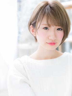 外国人風★前下がりハイトーンショート
