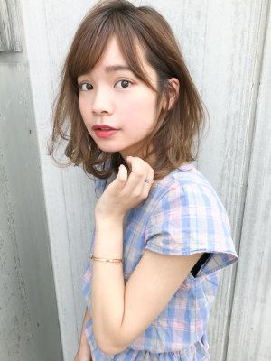 大人ひし形ニュアンスミディ