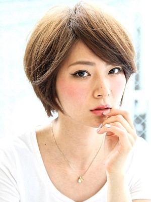 小顔ショートボブ