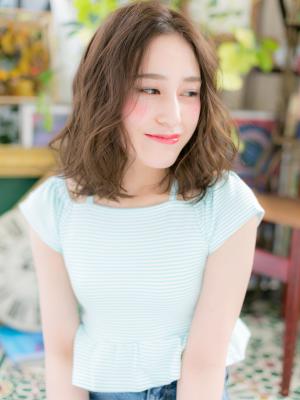 しなやか外国人風カール…大人ボブ