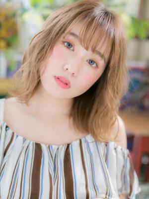 シフォンウェーブ♪外国人風小顔ボブ