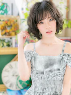 愛され女子の黒髪ｘくせ毛風モテカール