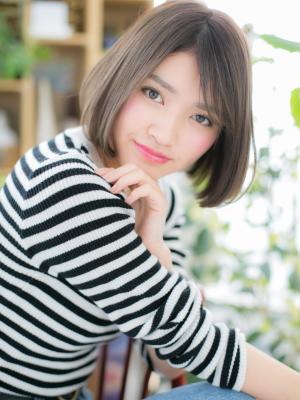 大人クラシカル…小顔前下がりボブ