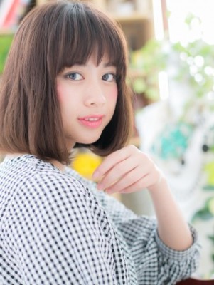 前下がりで小顔♪ナチュラルワンカール