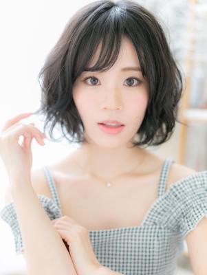 愛され女子の黒髪ｘくせ毛風モテカール