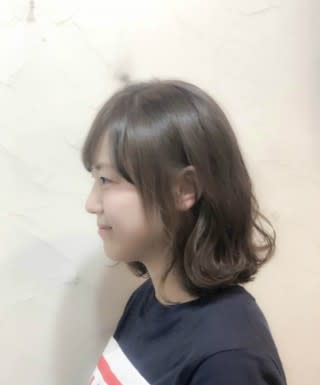 【Reir下北沢】*耳かけアンニュイボブ+シフォングレー* 【Reir下北沢】*耳かけアンニュイボブ+シフォングレー*のイメージ画像