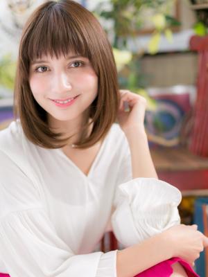 大人かわいい黒髪風ツヤロブ