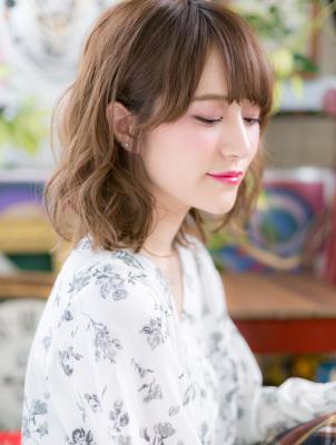 くせ毛風シフォンカールでふんわり感MAX
