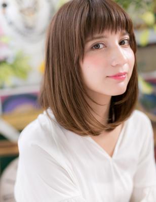 大人かわいい黒髪風ツヤロブ