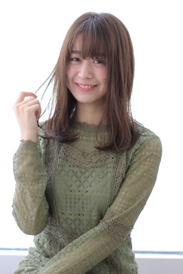 [lagoon長浜里香]ワンカールセミディスタイル