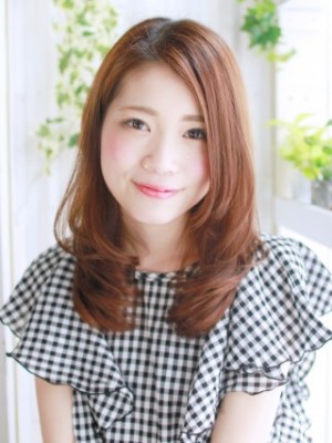 きれい目なワンカールセミミディアムスタイル