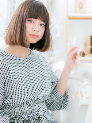 前下がりで小顔♪ナチュラルワンカール