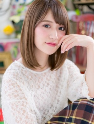 大人かわいい♪ツヤストレートで天使の輪♪