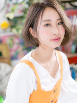 外国人風…ニュアンスカール大人ボブ