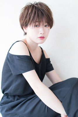 ショートボブストレートスタイル　AKI-362