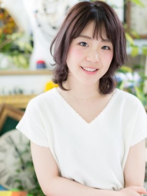 アシンメトリー＊バイオレットグレージュ×レイヤー