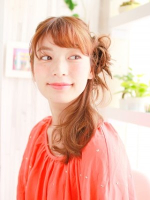 控えめだけど可愛いと人気のヘアーアレンジ