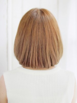 Aラインのワンレングスボブヘアー