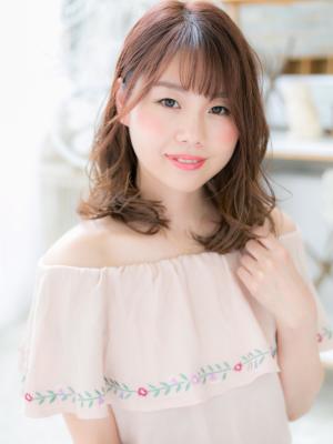 アシンメトリー♪ナチュラルウェットウェーブ