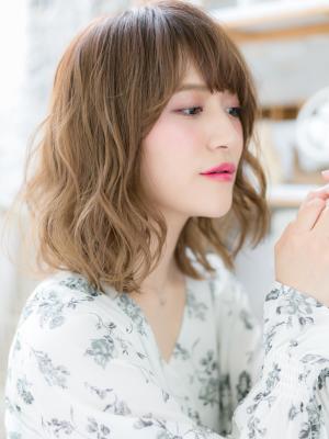 くせ毛風シフォンカールでふんわり感MAX