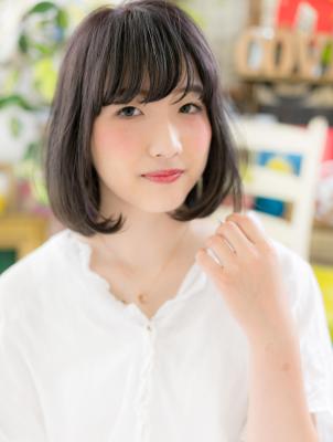 大人かわいい♪ひし形ミディアムスタイル
