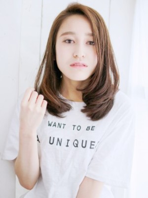 ナチュラルストレートスタイル