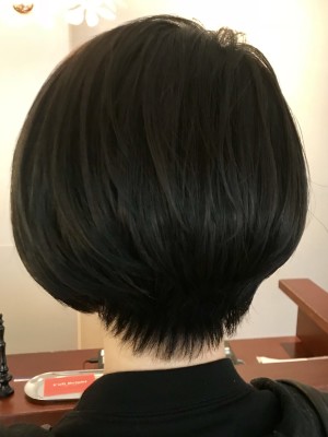 【お客様Style】頭の形が綺麗に見える小顔も期待できるヘア