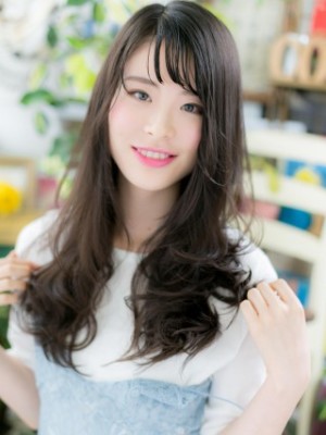 黒髪×くせ毛風★ロングスイート